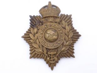 Chapeau militaire britannique Vintage insigne Royal Marines