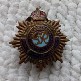 Insigne uniforme de revers militaire du Royal Army Service Corps