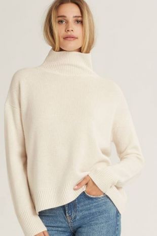 joslyn - White Cashmere Sweater