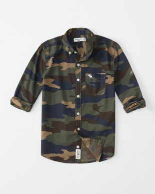Camo Button Down Shirt
