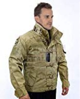 ZAPT 1000D Cordura US Army Tactical Jacket Military Waterproof Windproof Hard Shell Jackets (Coyote Tan, 2XLarge:53-57'')