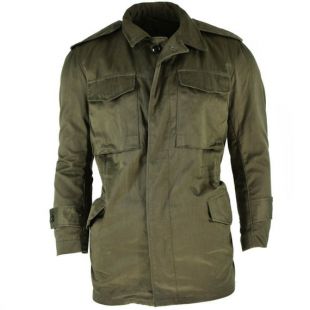 Veste de l’armée grecque véritable de la Grèce d’olive OD BDU surplus parka militaire