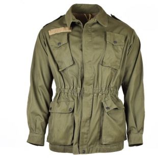 Original italien armée vert olive veste chemise militaire BDU surplus question militaire surplus