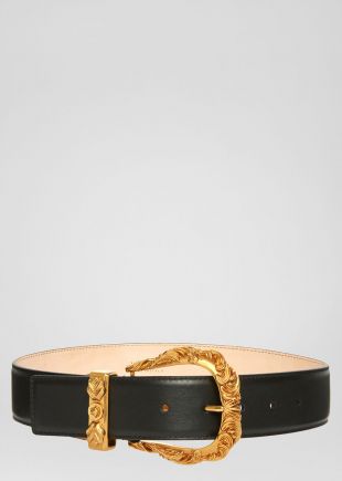 Versace Slim Barocco Buckle Belt for Women