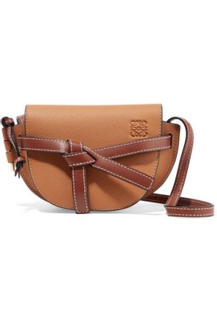 Sac porté épaule en Cuir Texturé Gate Mini