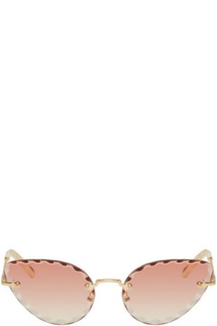 Gold & Pink Rosie Sunglasses