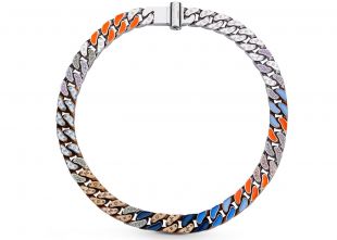 Chain Links Patches Necklace