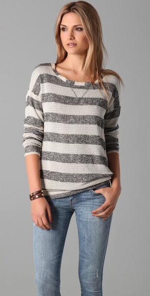 splendid - Double Stripe Sweater