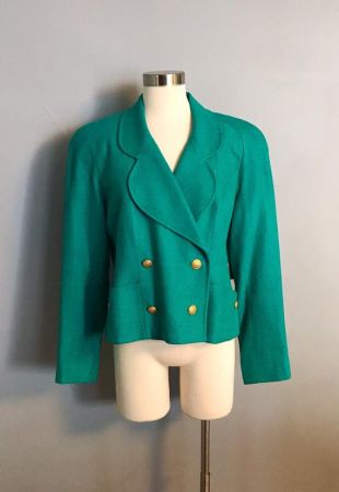 Carlisle Vintage Blazer Turquoise