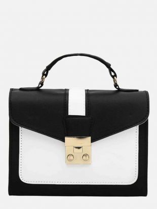 Cartable noir et blanc