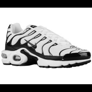 Nike Youth Air Max Plus TN White Black Tuned Retro