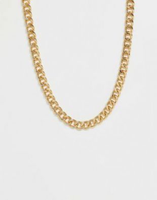 ASOS DESIGN - Chaîne courte à gros maillons - Doré | ASOS