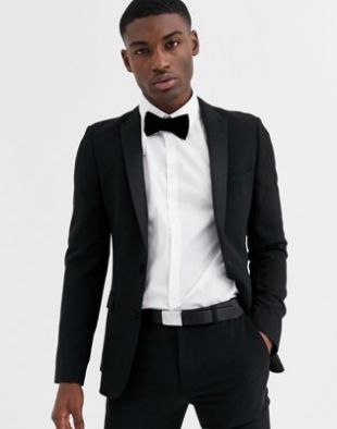 ASOS DESIGN - Veste de smoking très ajustée - Noir | ASOS
