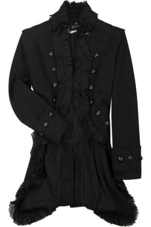 Black Denim Tailcoat
