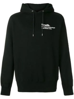 sacai - New York Times Truth Hoodie