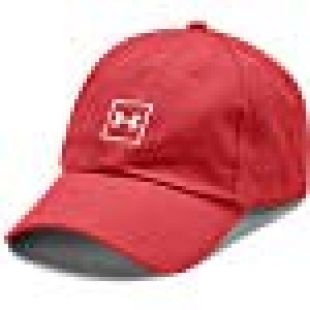 Under Armour Washed Cotton Casquette Homme, Rouge, FR Fabricant : Taille Unique