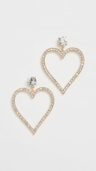 Single Heart Earrings