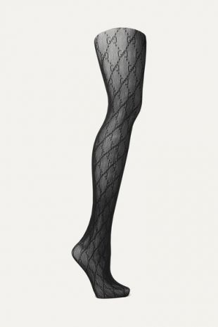 Intarsia Fishnet Tights