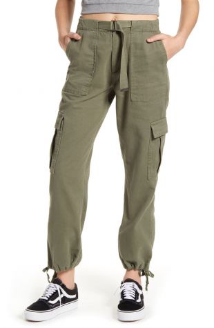Belted Cargo Trousers