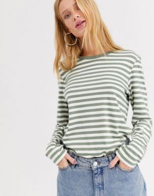 Long Sleeve Striped Top