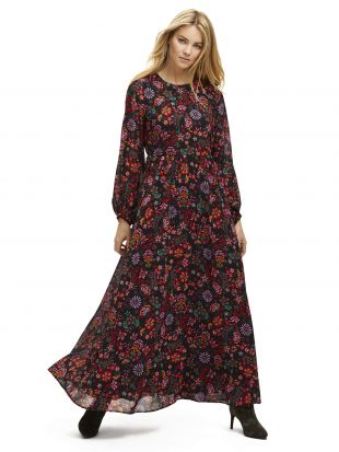 Floral Print Maxi Dress