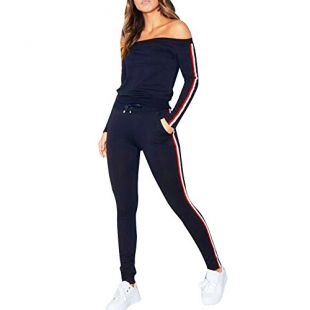 Navy Track Pants