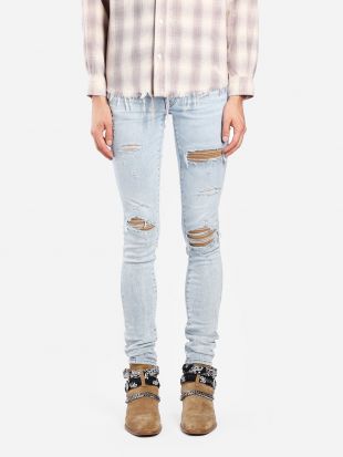 Cashmere Underpatch Light Wash Jeans