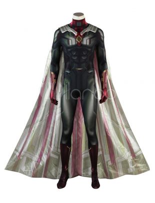 Avengers 3 Infinity War Vision Halloween Cosplay Costume