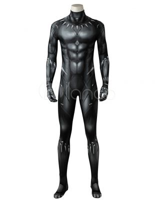 Milanoo.com - Panthère Noire Black Panther TChalla Cosplay Costume ...