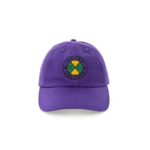 Cross Colours LA Classic Embroidered Dad Hat Purple