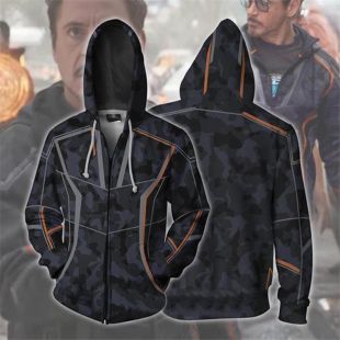 Acheter Man 3 Hommes De Fer Infinity War Man Tony Stark Cosplay Costume Automne Zipper Impression 3D Veste Manteau À Capuchon De $33.02 Du Sugarlive | DHgate.Com
