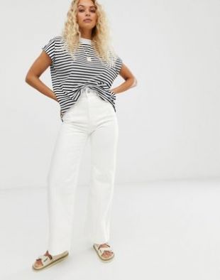Weekday - Cosmo - Pantalon en jean - Blanc | ASOS