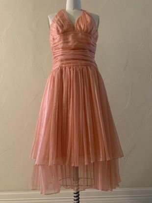 robe licencère plissée vintage
