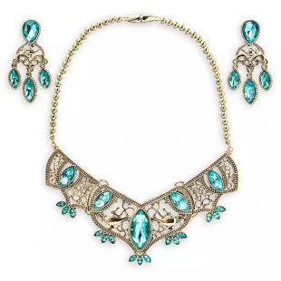 Parure de bijoux dorés Princesse Jasmine