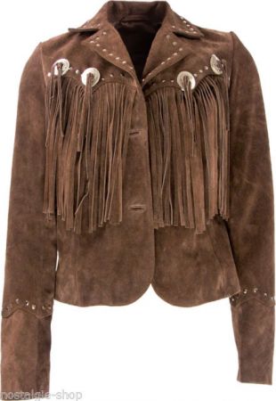 Chap western fait main en cuir pour femme équitation pantalon à franges