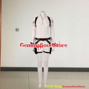 Black Widow Natasha Romanoff Cosplay Costume Blanc Veuve Cosplay Costume