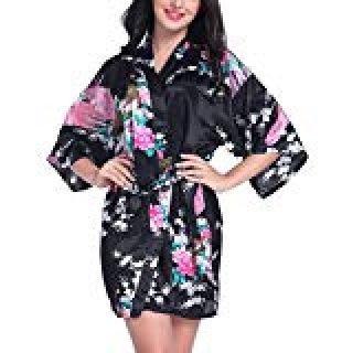 Silk Floral Robes