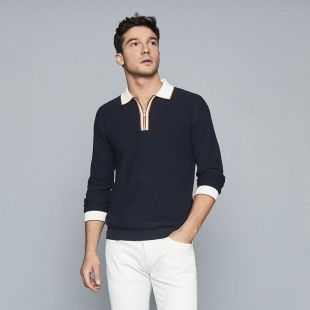 Reiss - Navy Collared Shirt