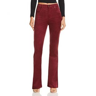 ²Womens High-Rise Flare Corduroy Pants Red 30