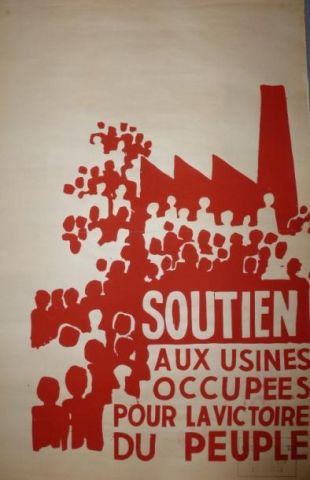 SOUTIEN AUX USINES OCCUPÉES "POUR LA VICTOIRE DU PEUPLE". 15/16 juin Atelier