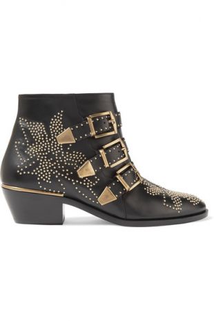 Susanna studded leather ankle boots