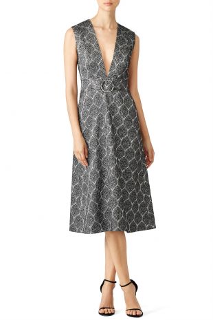Silver Screen Metallic Dress