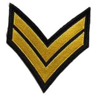 ecusson insigne us army sergent brodé armée us usa 7,5x8cm marines