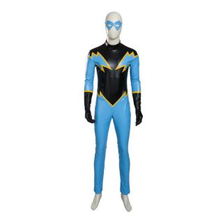 Justice League Black Lightning Jefferson Michael Pierce Cosplay Costumes à la main sur votre taille
