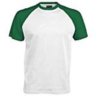 KARIBAN T shirt de baseball manches courtes Kariban pour homme