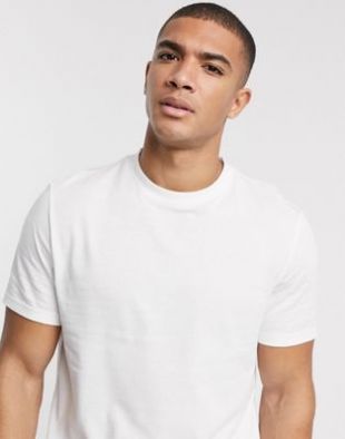 ASOS DESIGN - T-shirt ras de cou en tissu bio - Blanc | ASOS