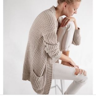 Cozy Chenille Cardigan Sweater Size Medium