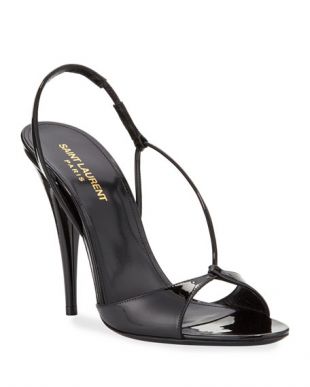 Black Slingback Sandals