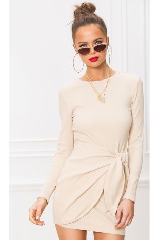 Dana Wrap Mini Dress