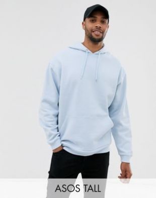 ASOS DESIGN - Light Blue Hoodie